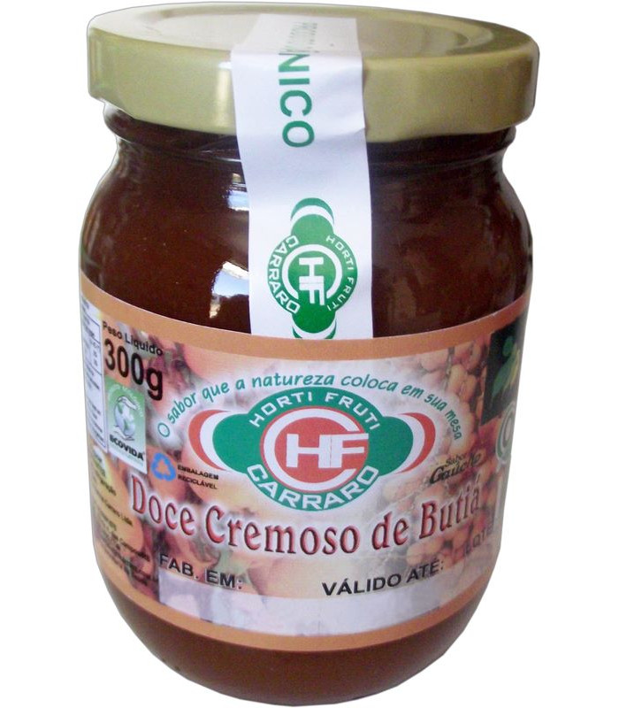 Doce Orgânico de butiá (Chimia) - 300g - HF Carraro